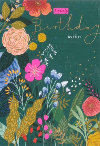 Picture of LOVELY BIRTHDAY WISHES CARD
